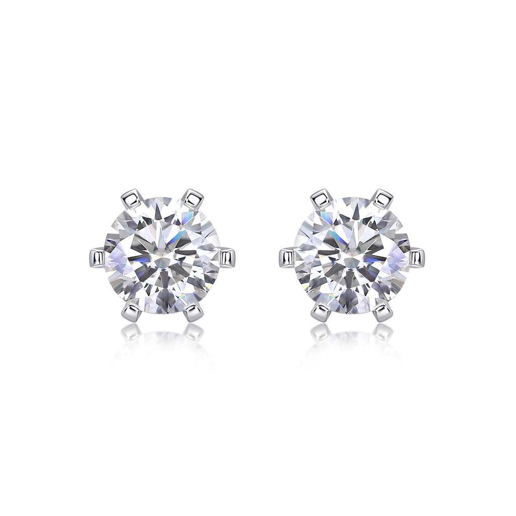 Elegant Moissanite Earrings Set