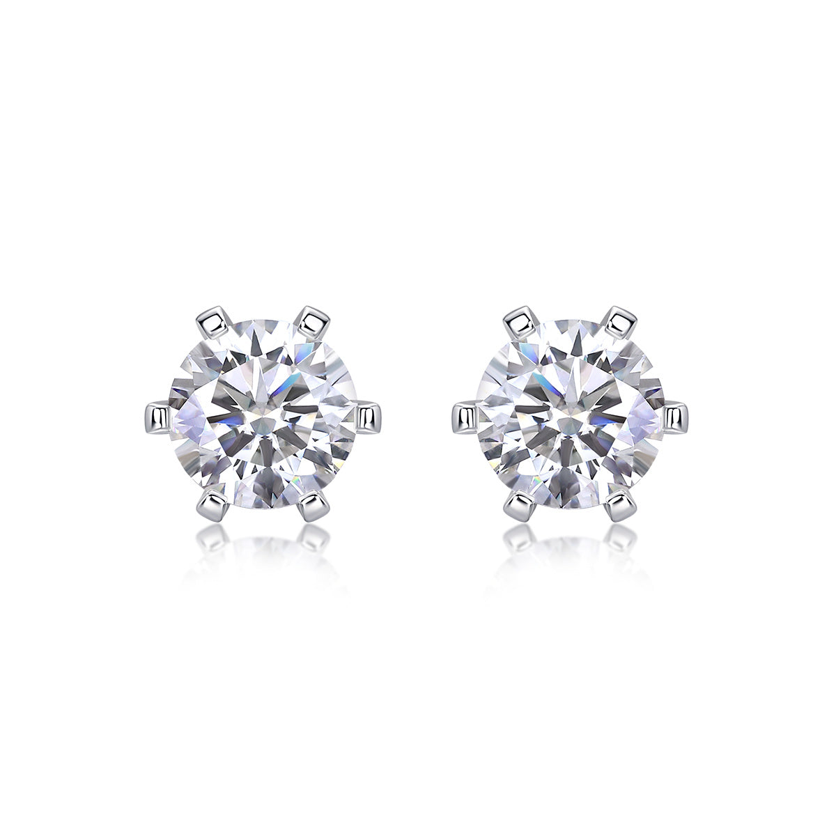 Elegant Moissanite Earrings Set