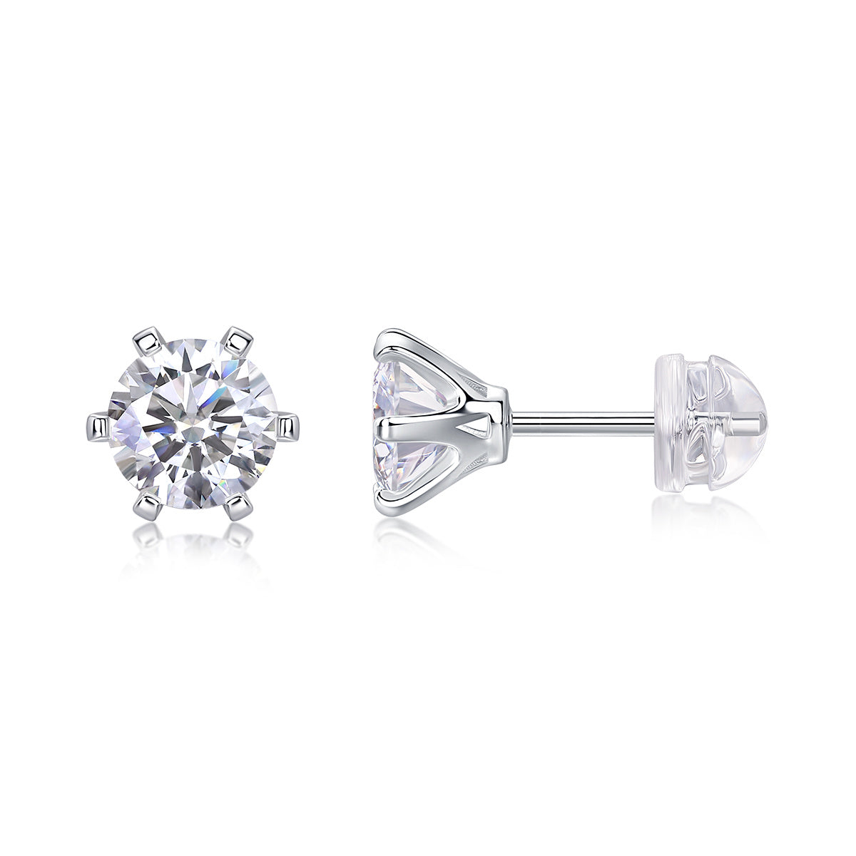 Elegant Moissanite Earrings Set