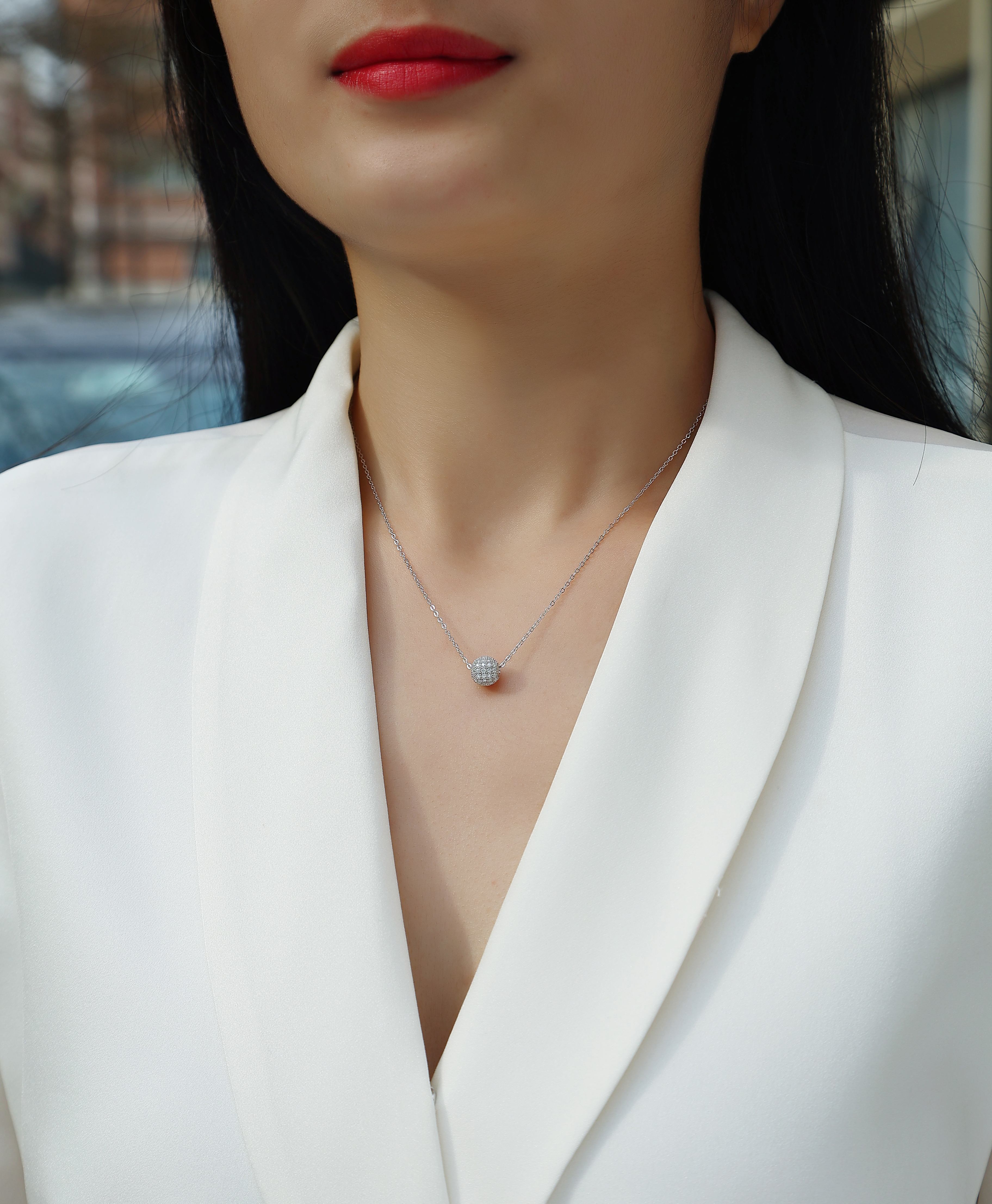 Luxury Moissanite Pendant Necklace