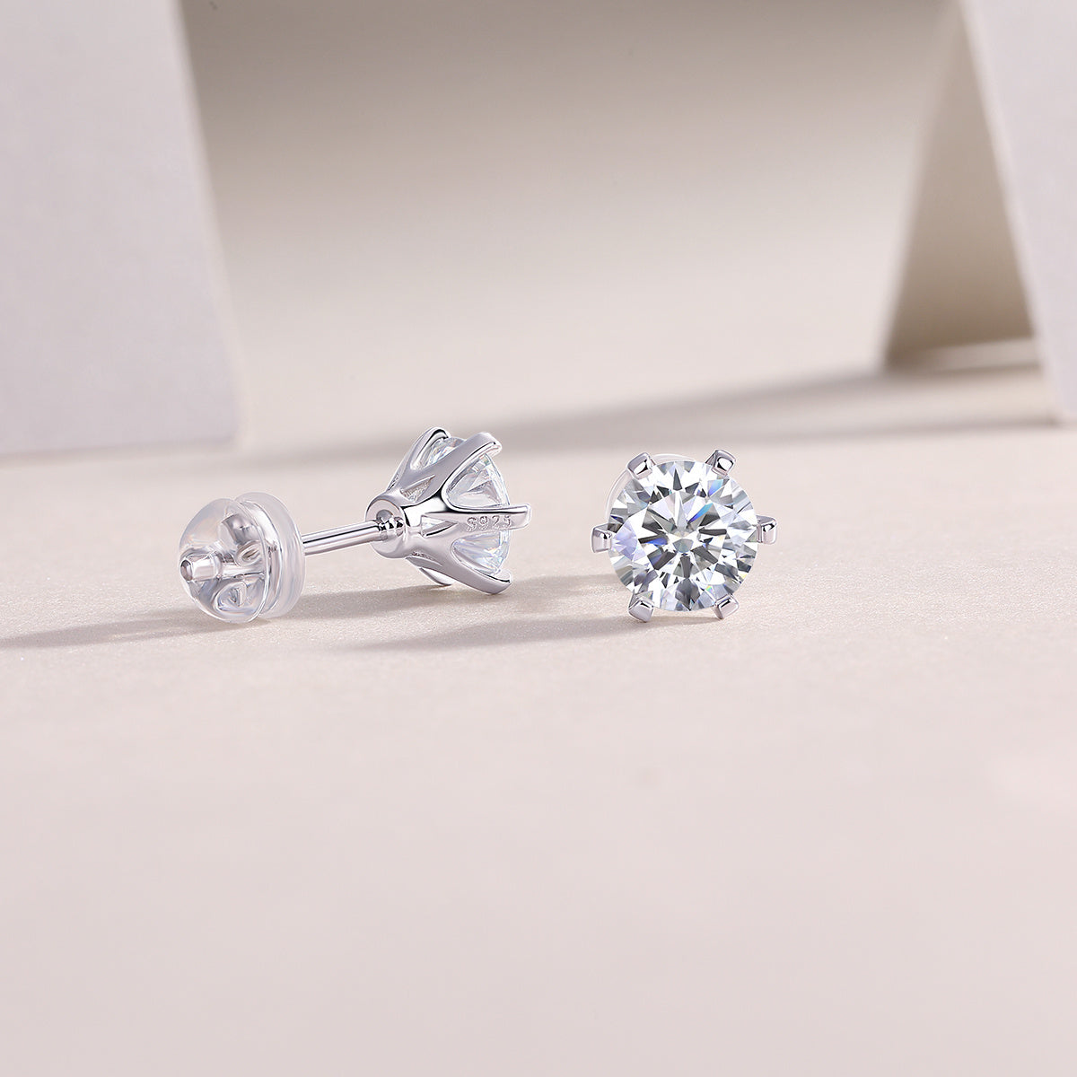 Elegant Moissanite Earrings Set