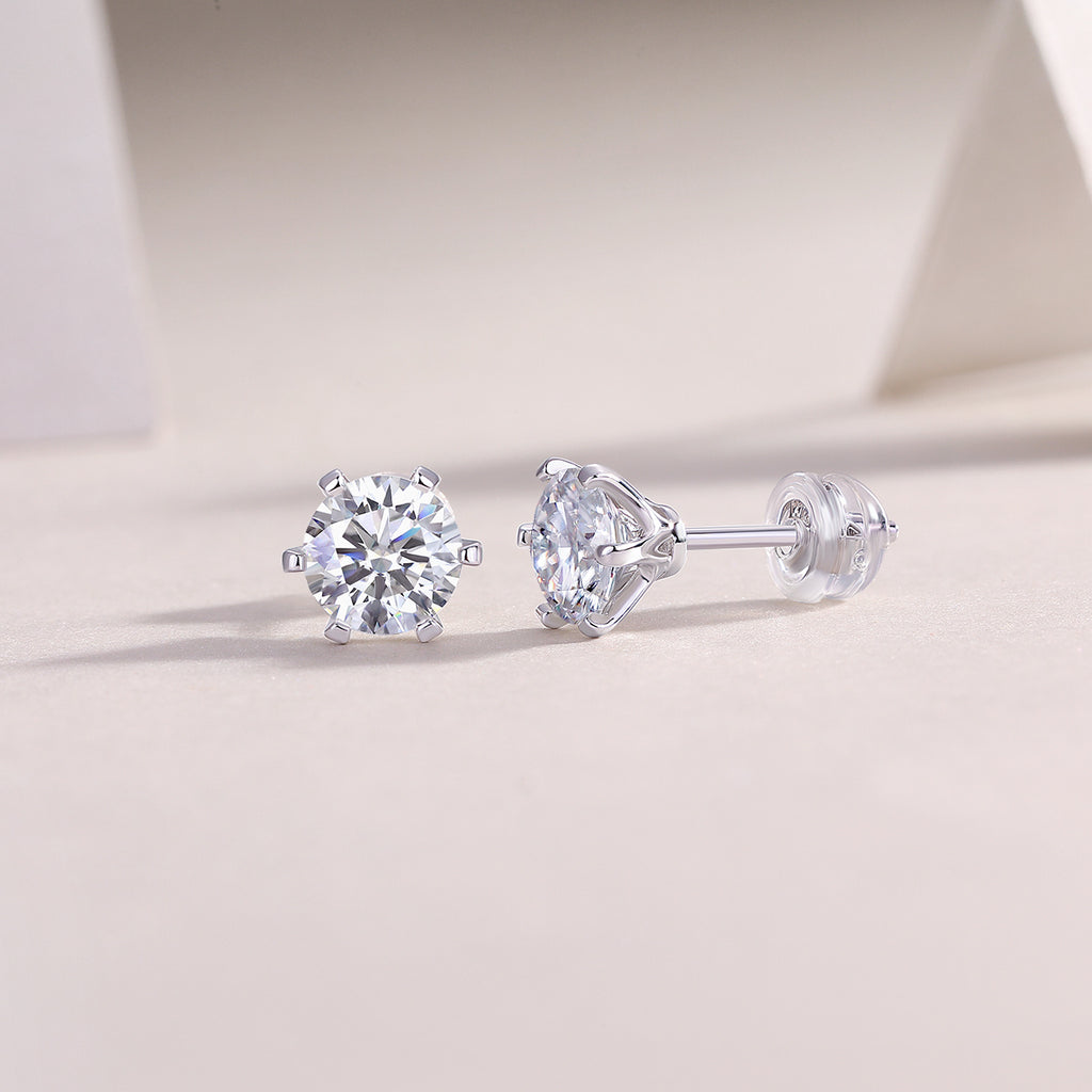 Elegant Moissanite Earrings Set