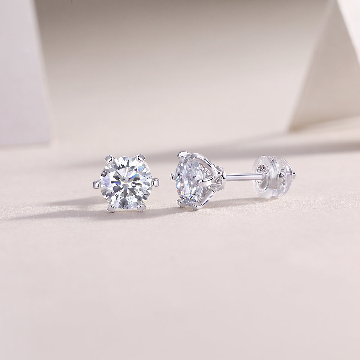 Elegant Moissanite Earrings Set